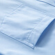 Woodpecker (TUCANO) shirt men's summer short-sleeved shirt business casual solid color versatile comfortable top men's light blue 3XL