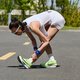 Nike (Nike) Zoom officiel Fly 6 Chaussures de course professionnelles de course pour la route Summer FN8455 701 Green / gris noir / gris Black / Fluorescent Jaune / Purple Bleu 42