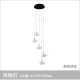 Less (NVC) chandelier 12809 Star Series Simple Modern Ball Cream Style Living Room Dining Room Bedroom Light Voice Boom Light/10 Head/122W/Diameter 98 cm