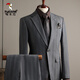 Woodpecker (TUCANO) Fashion Suit Suit Men's Business Casual Banquet Wedding Dress Professional Formal Suit Men's Suit Host Heig (suit + trousers) XL 52 (125-138 Jin Jin equals 0.5 kg)