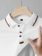 Hailan Home Pure Cotton New Men's Forteave Forteve Fort Lummer Late Late Emelcodery Высококачественная универсальная универсальная рубашка Polo Polo Lg835-Yalan 2xl. 145-165E