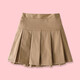 Pushui Fangfing Girls Plissee Rock Khaki Grundschule Rock Sommerschule Uniformrock 6627 Black 100 cm