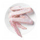 Big white goose wings, farm free-range goose wings, earthy goose meat, frozen goose wings, two-section wings, raw cut large goose wings 1kg/bag*1 bag