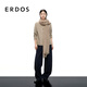 
ERDOS 25 early autumn worsted cashmere fashionable casual simple women's shawl scarf earth camel 200cmX100cm