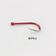 Ghost tooth red Izu fish hook in bulk crooked mouth barbed crucian carp hook carp hook fishing gear supplies fishing accessories No. 4 Izu 50 pieces