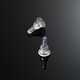 XUPING Xuping jewelry ear plugs, ear caps, ear plugs, ear studs, alloy accessories, rear plugs, short silicone ear plugs, 30 pairs