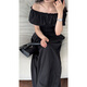 
La Chapelle French style mature style one-length lace shirt high waist wide-leg pants 2025 summer new casual fashion suit women yellow M