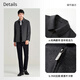 
EMZ Ordos [full wool] Men's early spring wool business jacket Warm casual wool jacket Medium gray M 170/92A