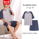 Catman Miiow Modal Pajamas Men's Summer's New Men's Cool Cool Thin Thin Borteeded Cold Site Set Y9719 Cool Modal L (-130JIN [JIN равно 0,5 кг])