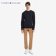 
Tommy Hilfiger Winter Couple Cotton Cashmere Blended Casual Business Round Neck Inner Red Knit Sweater 02012