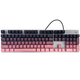 
Logitech K845 mechanical keyboard backlit wired keyboard Game e-sports keyboard Tea green and red axis keyboard DIY keycap Office game keyboard and mouse set Full size 104 keyboard K845-Blackberry positive keycap Green axis
