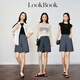 
Olrain gray versatile commuter suit mid-pants women's summer 2025 new straight-leg thigh shorts gray M