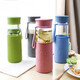 LockNlock (locknlock) micro-defect LockLouque Water Cup Creative Men's and Women's Glass Cup Student Portable Strainer Glass Tea Cup LLG673 LLG679M Powder-500ml No Packaging Box