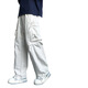 Heyu Work Clothes Casual Hosen für Männer in der Sommermodentrendy Brand Lose und vielseitig Eisseide schnapptrockne Männer mit geradlinigen Hose 9866 Lichtfarbe M für 80-100jin [Jin gleich 0,5 kg] zum Tragen