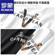 
ROMON (ROMON) 2025 Spring and Autumn Long Sleeve T-shirt Men's Thin Model Modal Cotton Autumn Clothes Black Trendy Printed Base Shirt Underwear Top White (15123) M (suitable for 95-115Jin [Jin equals 0.5 kg])