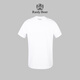 Raidy Boer/Ridy Boer [mismo modelo en línea y fuera de línea] 2025 Camiseta de manga corta con estampado lacado para hombres de verano 7018-80 White XS/160/44