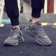 Zhuo Chen Herbst und Winter Schwarze Schuhe Herrenschuhe Winter Baumwollschuhe Männer plus Samt verdickte Größe 38 Größe 45 Männer Sport 46 Dad Schuhe Herrenstil 9928 Schwarzes Leder Gesicht + Socken 35