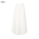
Eifli (eifini) Eifli 2025 summer new large A-swing mid-length umbrella skirt for women with mass-slim commuter texture skirt white extended version M 100-110Jin [Jin equals 0.5 kg]