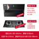 
CHIGO pumping range hood gas stove set for home kitchen large suction energy-saving and hot fire package side suction wall-mounted smoker 695 wide range hood + first-level energy-efficient stove liquefied gas
