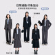 Dajiashi Gray Suit Suit Women's Formal Wear College Teacher Interview Professional Wear Small Ladies Commuting Suit Jacket Gray Suit One Button S Suitable for 90-105 Jin Jin equals 0.5 kg Wearable, True to Size