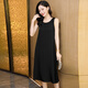 Vestido de lujo de alta gama Ehangy International Summer 2025 NUEVO COFÍBLE Temperamento francés Vest Mulberry Silk Skirt Negro [Caja de regalo de alta gama] 3xl