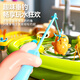 Bandimeng (Bandimeg) Kinderküchenspielzeug Früchte Cher Dishmasher Girls spielen Haus Wasser Wasserfischerei Geburtstagsgeschenk 33-teilige Batterieversion [8-in-1-Geschirrspüler] Elektrische Zirkulation Wasserextraktion reichhaltiges Accessoires