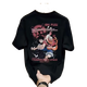 Jeep Spirit One Piece Anime Nika Luffy с коротким рукавом летние мужские и женские футболки Тренди Тренди Бренд Pure Cotton 220G Универсальный V1048 Black S