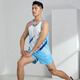 Costume d'athlétisme rapide pour hommes et femmes entraînant la forme de fitness vestige des vêtements pour enfants sprint marathon coulant compétition sportive compétition sportive costume de style masculin (couleur) 691 3xl