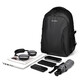 Business backpack for men travel commuting to and from get off work 16-inch laptop backpack college school bag black [waterproof material + reinforced shoulder strap]
