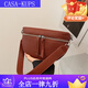 CASA-KUPS包包女款跨境半圆包欧美时尚马鞍包容量新月手工单肩包手拿包批 黑色