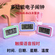 Kadio Blind Clock 9905 Xiao Zhong alter Mann Wecker Hochvolumen Elektronische Uhr Luminhaltige Sprachmesser Tintenfisch -Zeitbericht Rechteckgrün + Elektrische Trockenbatterie