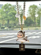 Yusenyi pop mart pucky biqi fliegendes Auto Hanging Teile Auto Innenheizdekoration Rückspiegel Internet Berühmtheit Hängende Dekoration Fliege Eichhörnchen Baby + Cowhide Seil