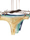 Shop Box Gun Bullet getrennt Tanga Männer Mesh transparente Männer atmungsaktiv sexy Elefant Koffer Nackt Unterwäsche weiß XL