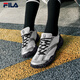 斐乐（FILA）【杨幂同款】女鞋芭蕾2老爹鞋2025夏季新款跳跳德训休闲运动鞋 星白/太空银-GS 37.5