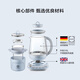Beiding (Buydeem) Health Pot Large Capacity Tea Boiler Stewing All-in-One Kettle 0 Glue Glass Health Pot Flower Teapot Bird's Nest Stew Cup Decoction Medicine Pot Good Gift Gift Single Pot + Stew Cup Set K159T|Bird's Nest Soup and Porridge 1.5L