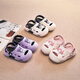 
Kulomi Girls Slippers Hole Shoes Summer 2025 New Children's Princess Beach Shoes Wear Anti-Slip Wading Shoes Purple Size 33