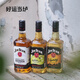 三得利（Suntory）日本原装进口 金宾波本威士忌 白占边进口洋酒单一麦芽调和威士忌 金宾波本蜂蜜味700ml