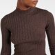 
Brunello Cucinelli cashmere and silk-blend rib knit top P01054348 Brown XXS CN 155/80