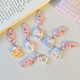 Neue vielseitige KT -Katze Keychain niedliche Cartoon Harz Anhänger Schultasche Hanges kleines Geschenkpaar Keychain [Kt Cat Keychain] Trojaner Kätzchen