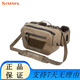 Diaoyanshe Luya SIMMS Luya bag men and women single shoulder crossbody crossbody waterproof backpack fly fishing multi-function portable fishing gear waist bag PG-13792 chest bag black