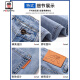 AEMAPE/American Apple Tennis Jeans Men 2025 Summer Thin Loose Straight Casual Ice Wire Cropped Pants Men 757 Ice Gray Blue 31 [Wait circumference 2 feet 4 suitable for 130 Jin [Jin equals 0.5 kg]]