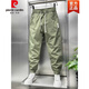 
Pierre cardin casual pants for men in summer 2025 new quick-drying thin sports pants trendy loose nine-pointed trousers work pants for men khaki drawstring casual pants L 115-130Jin [Jin equals 0.5 kg]