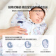 DOMIAMIA Baby Anti-jump Surrender Sleeping Bag Newborn Baby Autumn and Winter Breathable Anti-Kick Quilt Double-layer Model-Filaqin (recommended room temperature 21-25) 60 34 (applicable for 0-3 months)