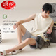 Langsha Pajamas Summer Summer Men's Pure Cotton 2025 Nuevo chaleco delgado de verano Ropa para el hogar Se puede usar fuera de 13657 l de un solo tamaño