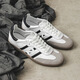 Junfengbird Sommer Extra-große Größe Herrenschuhe 45 lässige weiche alleinige Schuhe Herren 46 Japanische Nische weiße Schuhe 47 Retro Moralische Trainingschuhe 48 9715 Weiß grau 45