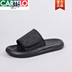 Cartelo Slippers Herren Sommer 2025 Neue modische und vollständige weiche Sohle Beachschuhe Herren-Wasserdichte und Geruchsabweisflip Flops Black 6189 38