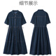 
Ehangy light luxury brand dress for women 2025 summer new high-end style temperament waist-hugging and slimming short-sleeved shirt skirt picture color XL