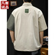 Vancl Eslite Kurzarm Shirt Herren 2025 neuer elastischer schneller trockener Mountain Outdoor Freizeit Japanisches Polo-Hemd Herren-T-Shirt Z838 Aprikose M geeignet für 115-130jin [Jin entspricht 0,5 kg]