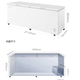 
Midea Midea freezer 521/719 liters large capacity energy-saving and electricity-saving horizontal commercial household multi-function Xingchenjin freezer 719 liters [BD/BC-719DKM(E)]