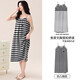 Montagut Nightgown (Montagut) Chightgown pour femmes en été modale couleur coton Robe pyjamas mince Summer avec des coussinets de poitrine pour l'usure en plein air J-11303 M